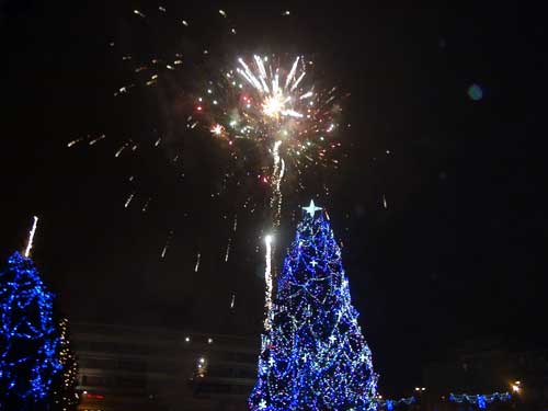 Foto Brad si artificii de 1 Decembrie Baia Mare (c) eMM.ro